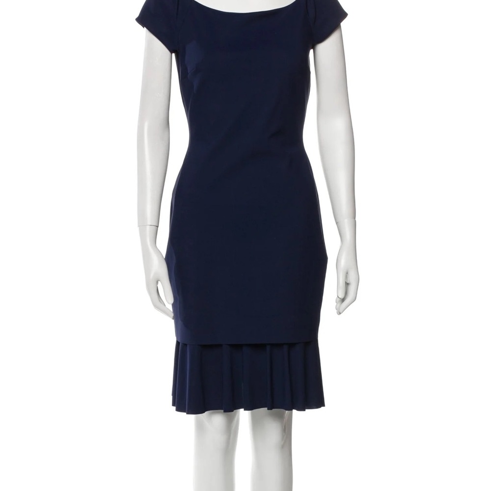 Chiara Boni Midnight Blue Midi Dress